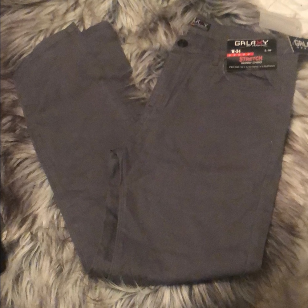 Grey skinny pants